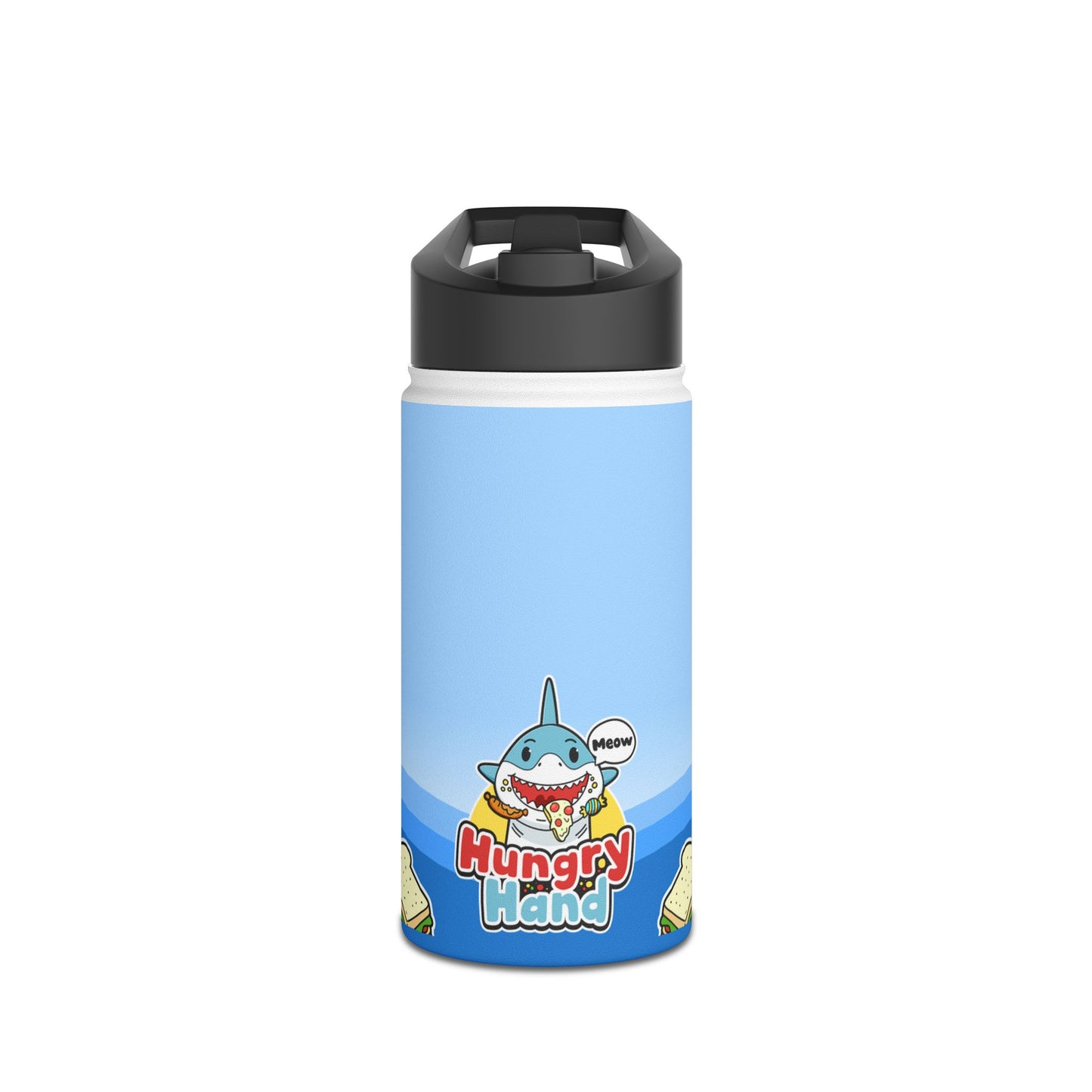 Hungry Hand Stainless Steel Water Bottle, 12oz