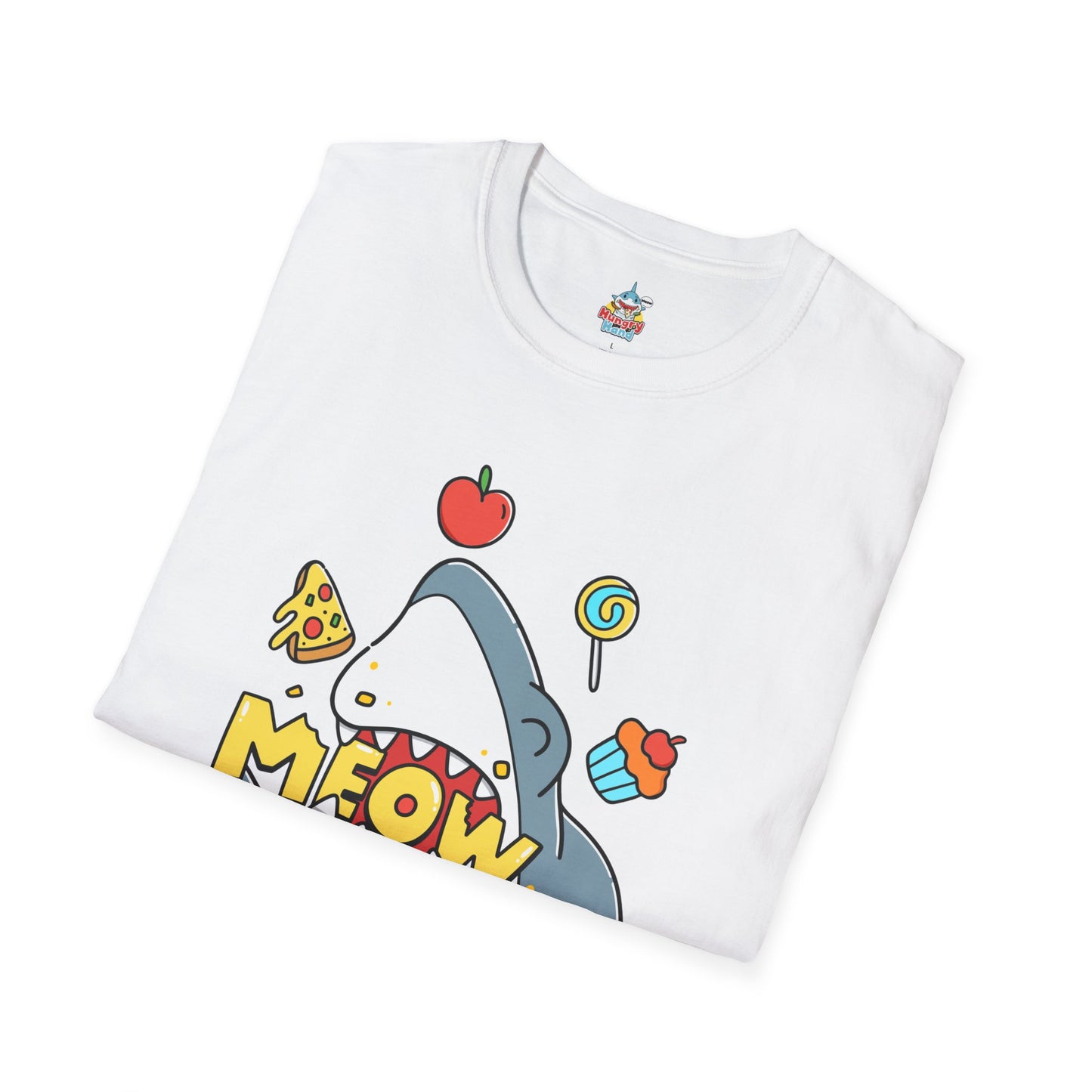 Hungry Hand - MEOW - Unisex Softstyle T-Shirt