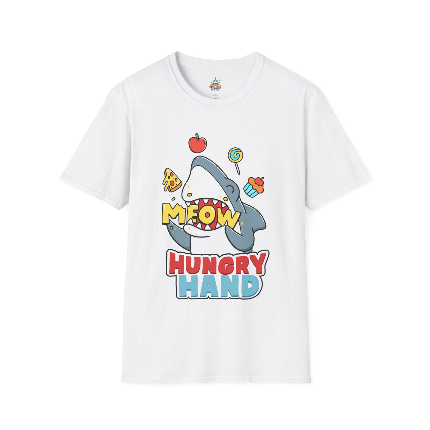 Hungry Hand - MEOW - Unisex Softstyle T-Shirt