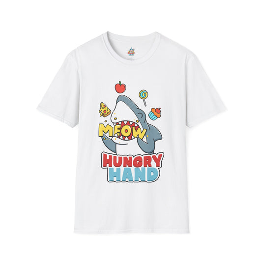 Hungry Hand - MEOW - Unisex Softstyle T-Shirt