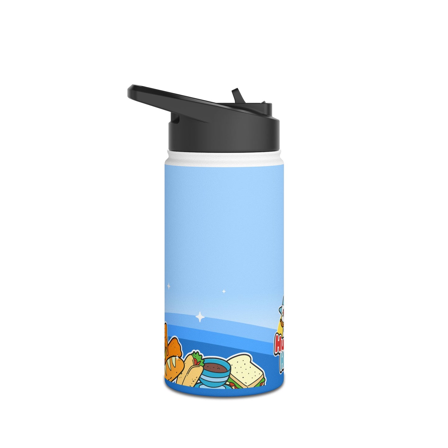 Hungry Hand Stainless Steel Water Bottle, 12oz